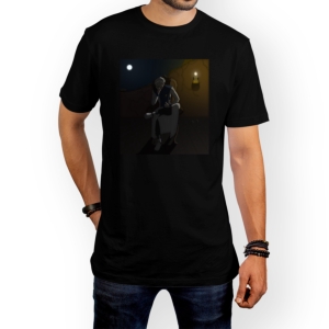 تیشرت طرح افسانه ی شاهزاده‌ زال - جایگاه پادشاه مرده ( Dead King Place )