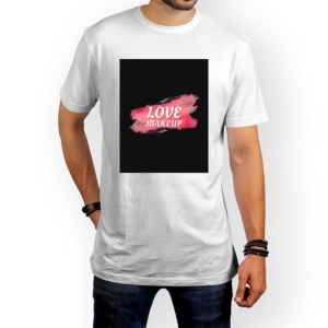 تیشرت طرح میکاپ ارتیستم