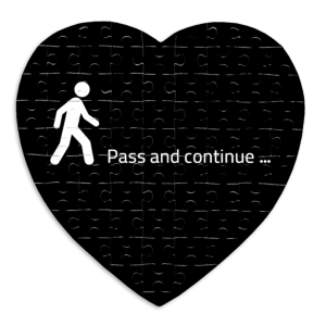 پازل طرح Pass and continue ... (بگذر و ادامه بده ...)