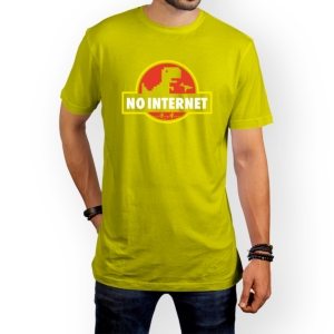 تیشرت طرح اینترنت نیست