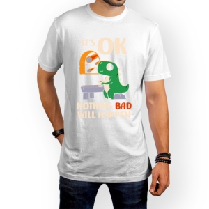 تیشرت طرح اوج خوش خیالی IT IS OK - NOTHING BAD WILL HAPPEN