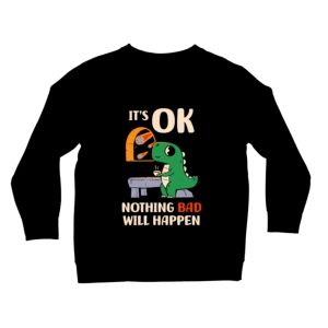پلیور (دورس) طرح اوج خوش خیالی IT IS OK - NOTHING BAD WILL HAPPEN
