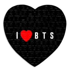 پازل طرح  I Love BTS