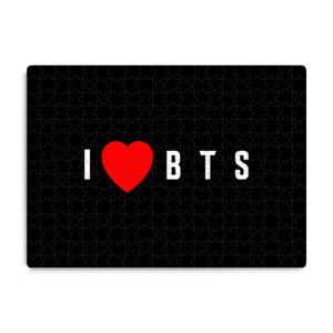 پازل طرح  I Love BTS