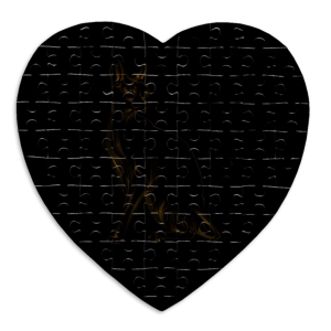 پازل طرح ترسیم طلایی گربه