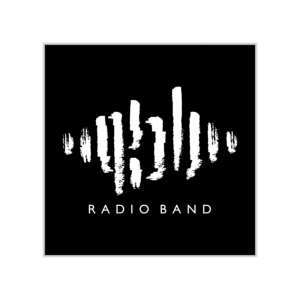 پوستر طرح RADIO BAND (لوگو سفید)