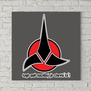 تابلو بوم طرح کلینگان