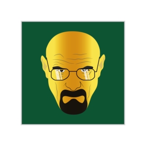 پوستر طرح والتر وایت سریال Breaking Bad