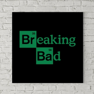 تابلو بوم طرح لوگو سریال برکینگ بد (Breaking Bad)