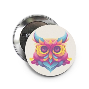 پیکسل طرح جغد رنگارنگ