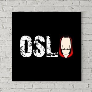 تابلو بوم طرح  اسلو (سریال Money Heist)