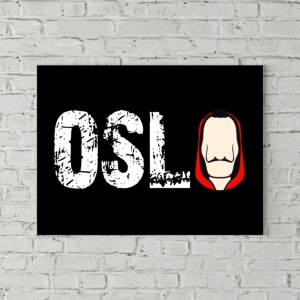 تابلو بوم طرح  اسلو (سریال Money Heist)