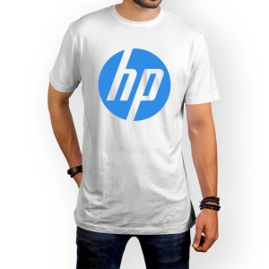 تیشرت طرح لوگو hp