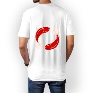تیشرت طرح Koi Fish