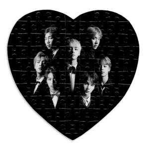 پازل طرح گروه موسیقی بی تی اس (BTS)