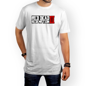 تیشرت طرح لوگو بازی Red Dead Redemption 2