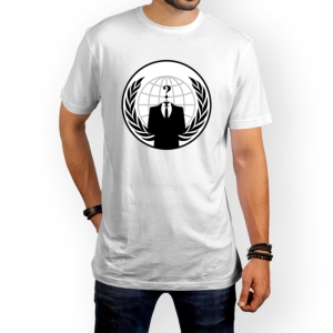 تیشرت طرح  لوگو گروه انانیموس (Anonymous)