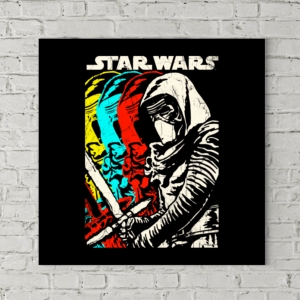 تابلو بوم طرح سایه‌های کایلو رن (Kylo Ren)