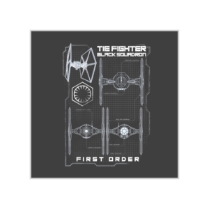 پوستر طرح  طرح فضاپیمای Tie Fighter ناوگان سیاه