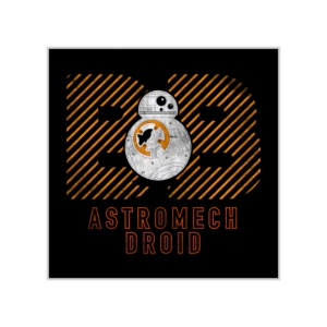 پوستر طرح اخطار ربات BB-8