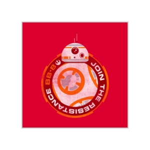 پوستر طرح  به نیروهای مقاومت BB-8 بپیوندید