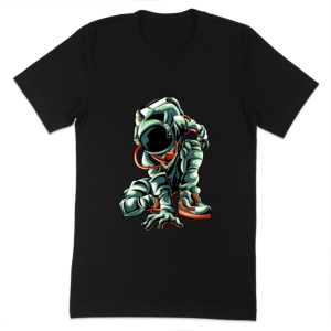 تیشرت طرح نبرد فضانورد کد 1085