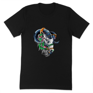 تیشرت طرح سر اسب کد 1086