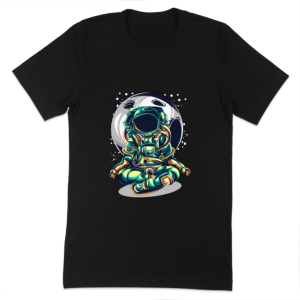 تیشرت طرح فضانورد یوگا کد 1087