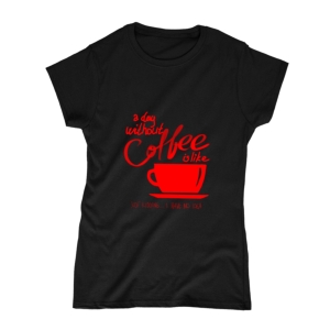 تیشرت و نیم‌تنه طرح یک روز بدون قهوه کد 1117