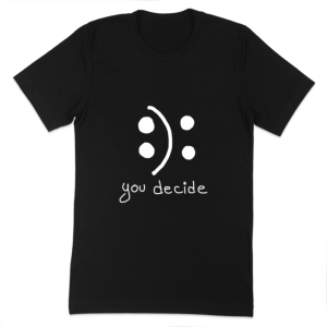 تیشرت طرح انتخابش با خودته کد 1123