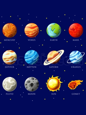 سیارات منظومه شمسی