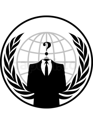  لوگو گروه انانیموس (Anonymous)