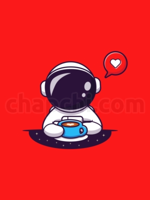 فضانورد فانتزی عشق قهوه‎