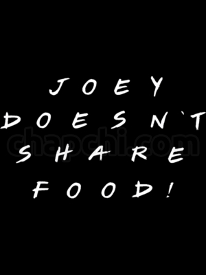 جویی غذاشو با هیچکی شریک نمیشه